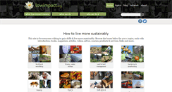 Desktop Screenshot of lowimpact.org