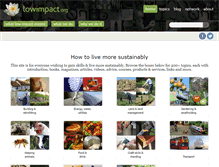 Tablet Screenshot of lowimpact.org